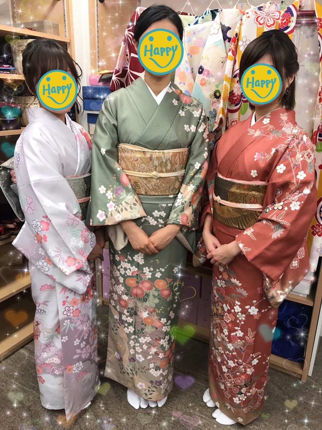 訪問着で散策♪｜着物レンタルVASARA渋谷店