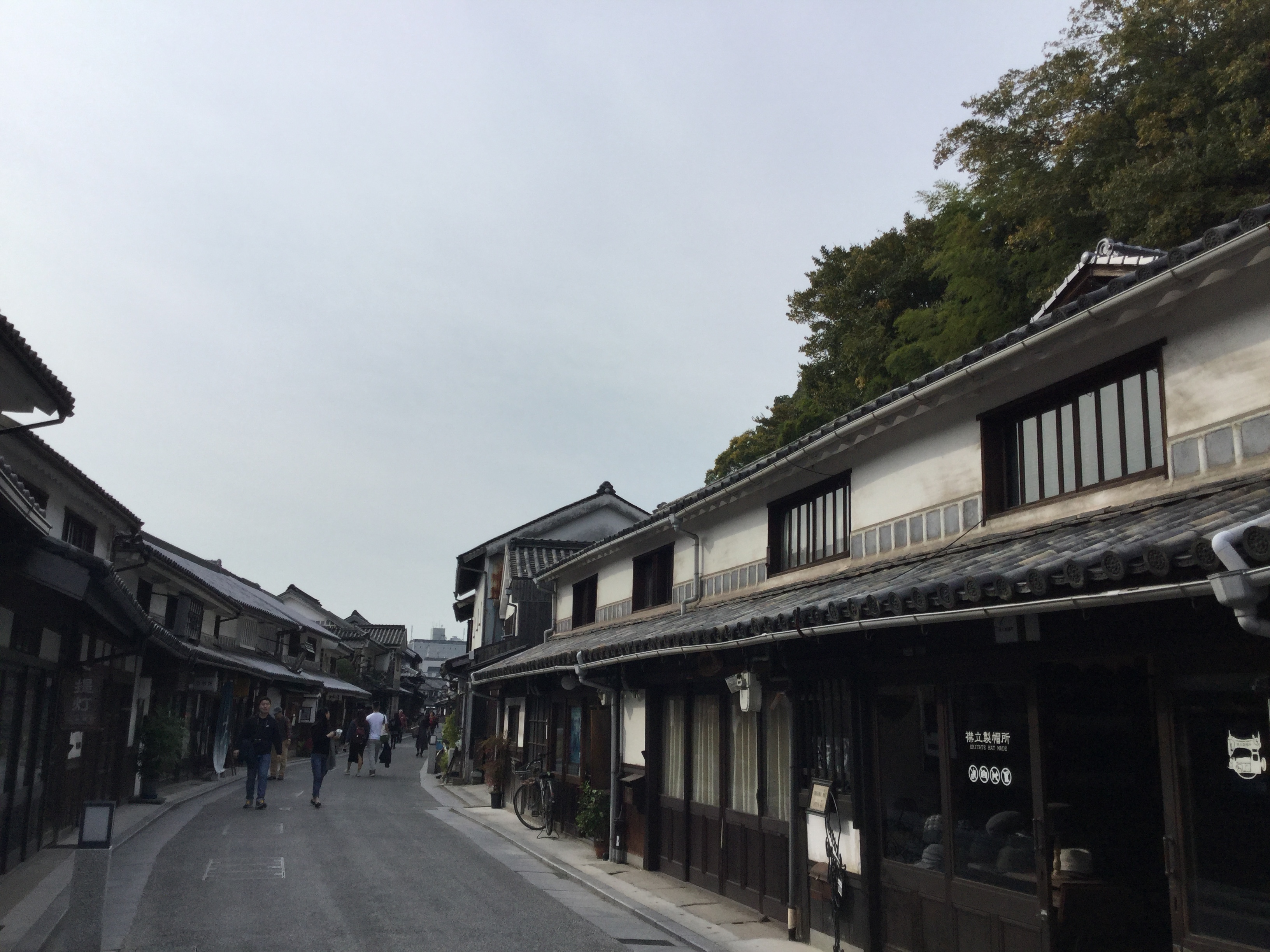 平日の倉敷はゆったり静か