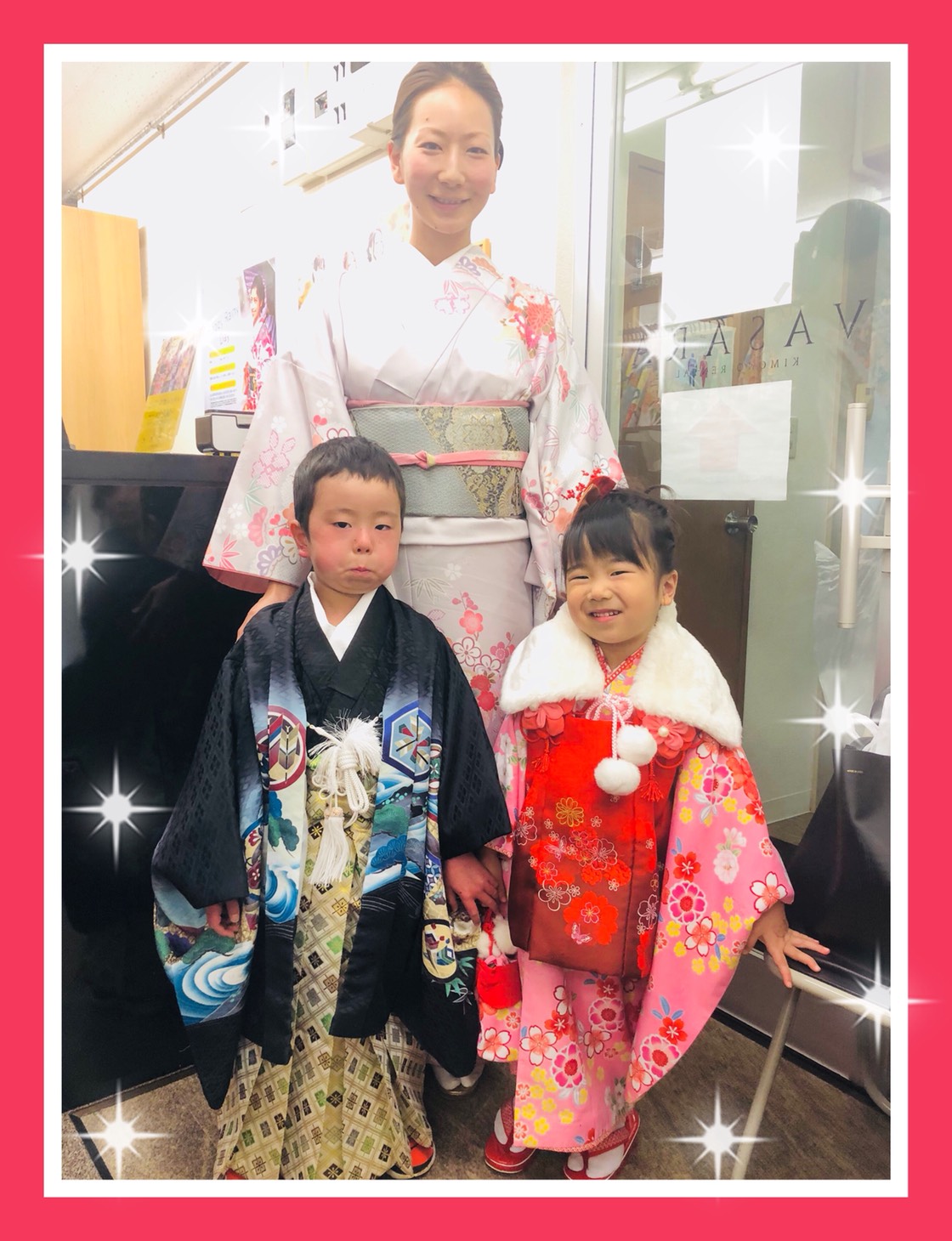 ご家族で七五三！！｜着物レンタルVASARA渋谷店