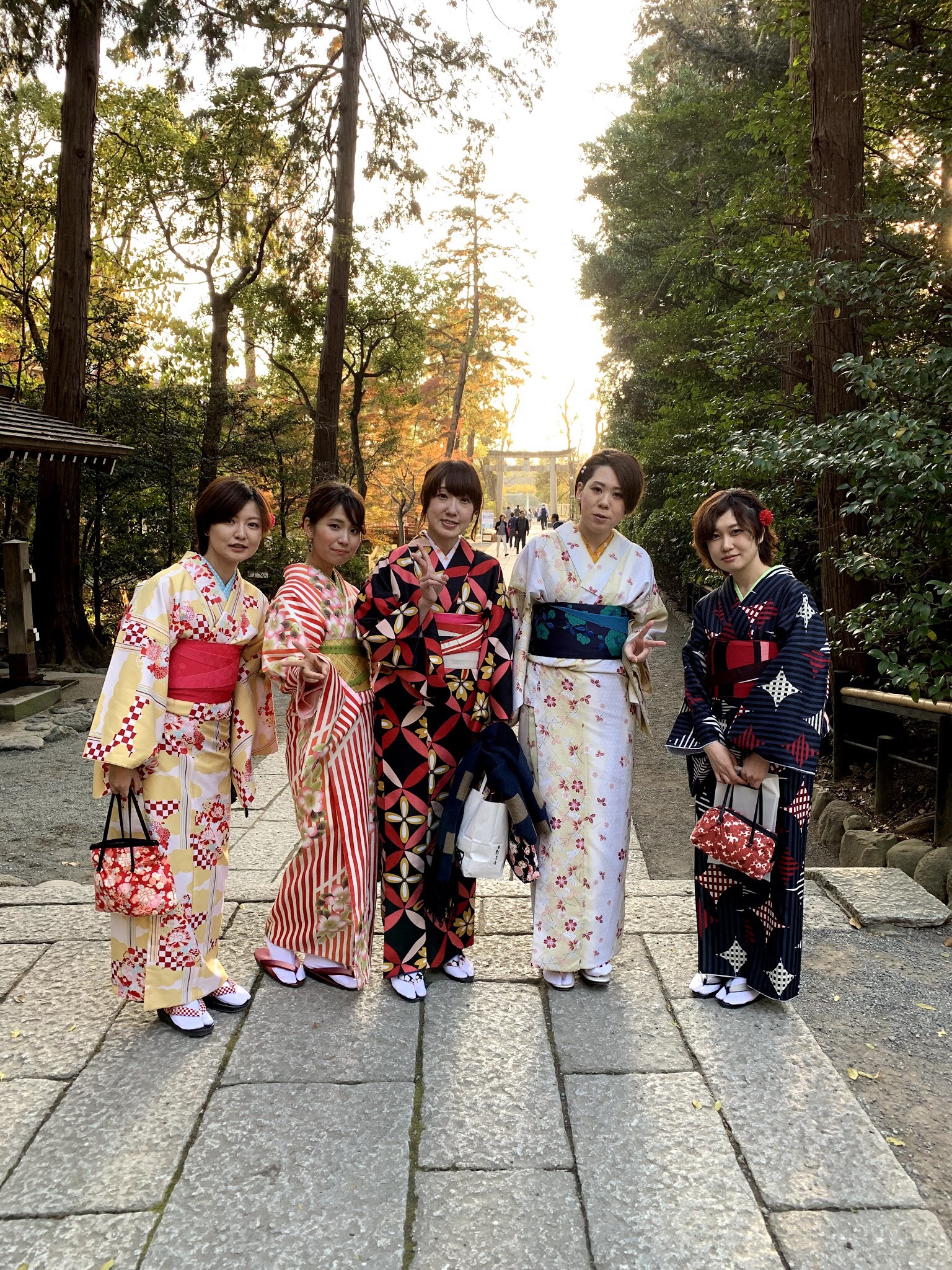 仲良く5人で