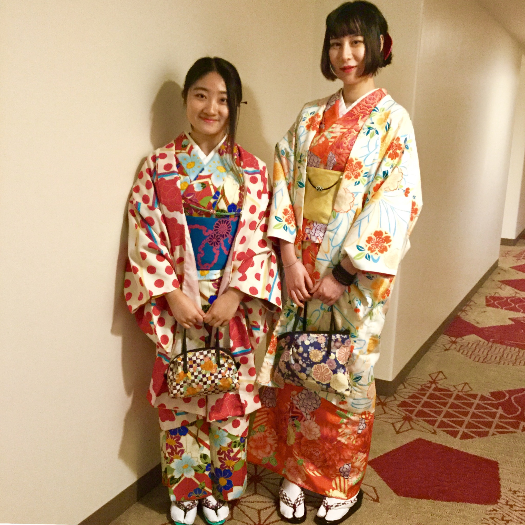 華やかに初詣♪