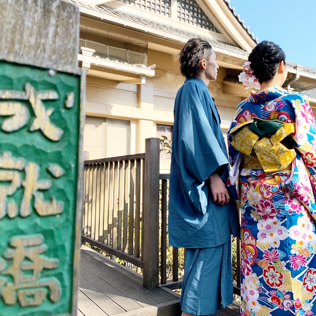 カップルで初詣♡