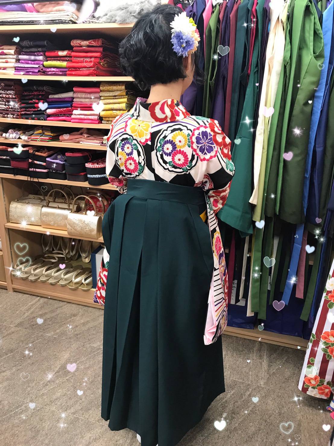 袴で~♪|着物レンタルVASARA渋谷店