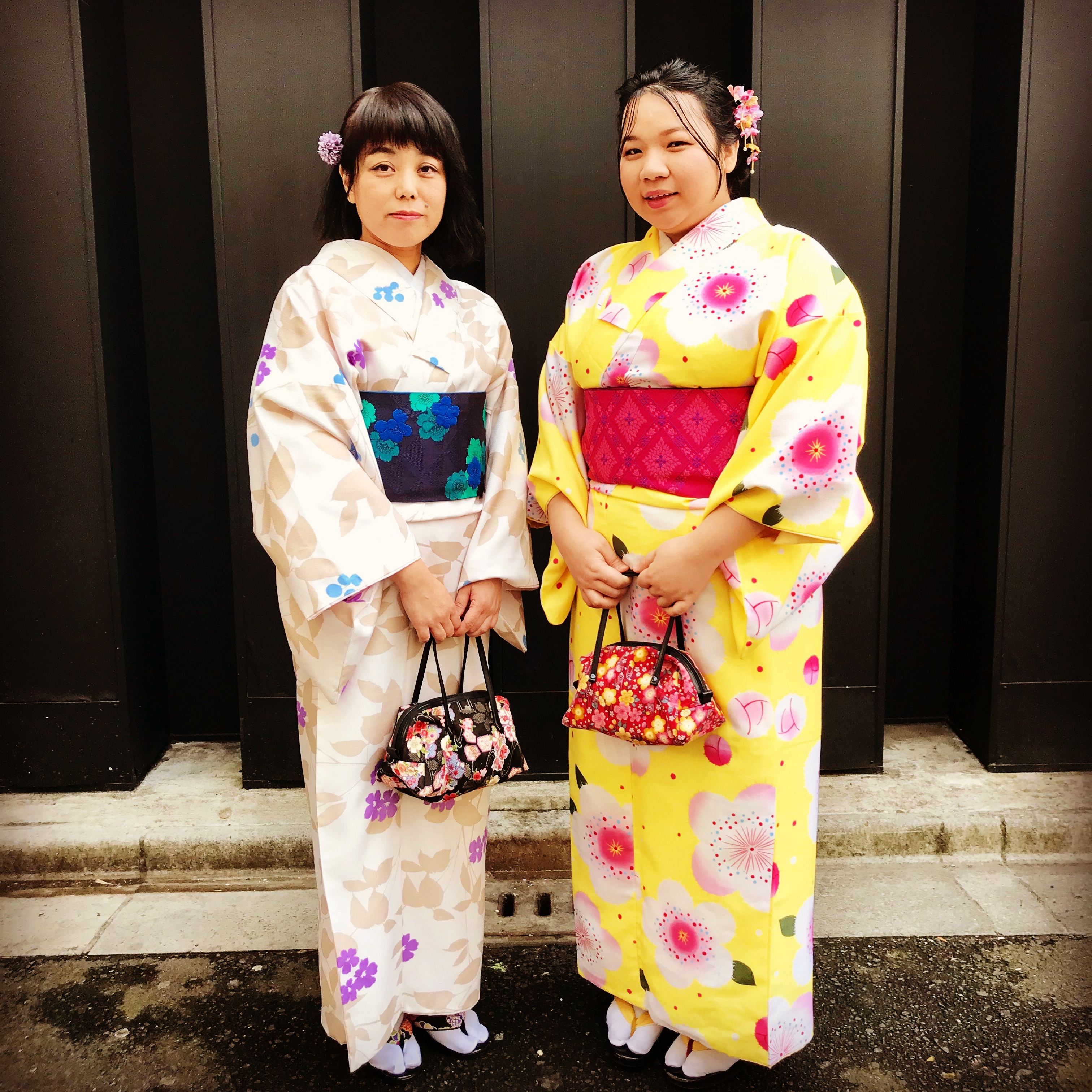 お着物で晴れの日散策♡