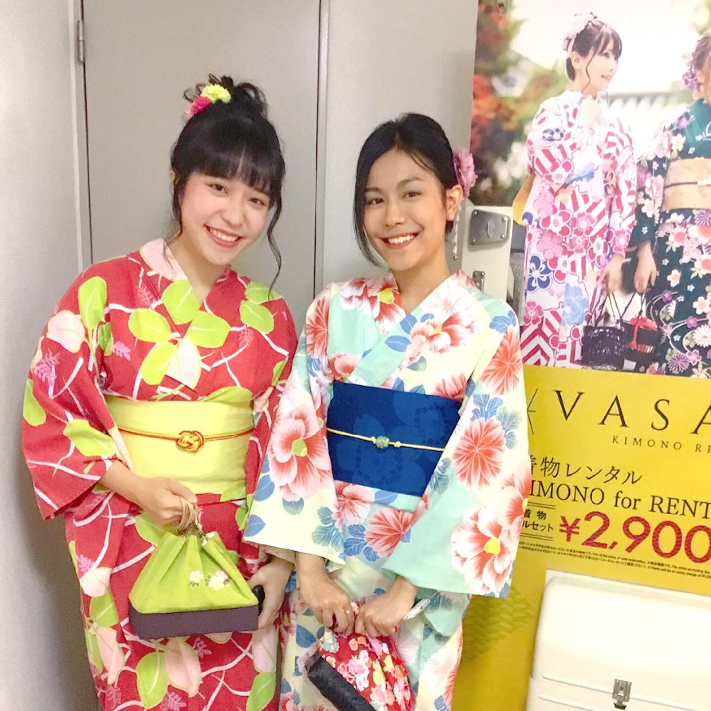 浴衣で♪
