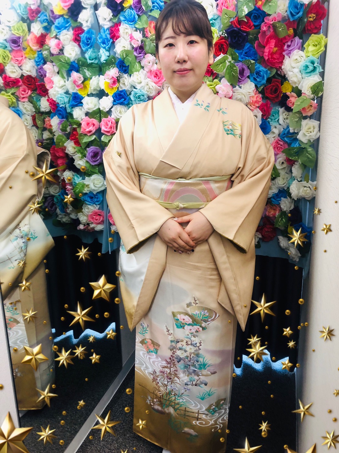 訪問着で結婚式(*^^*)｜着物レンタルVASARA渋谷店