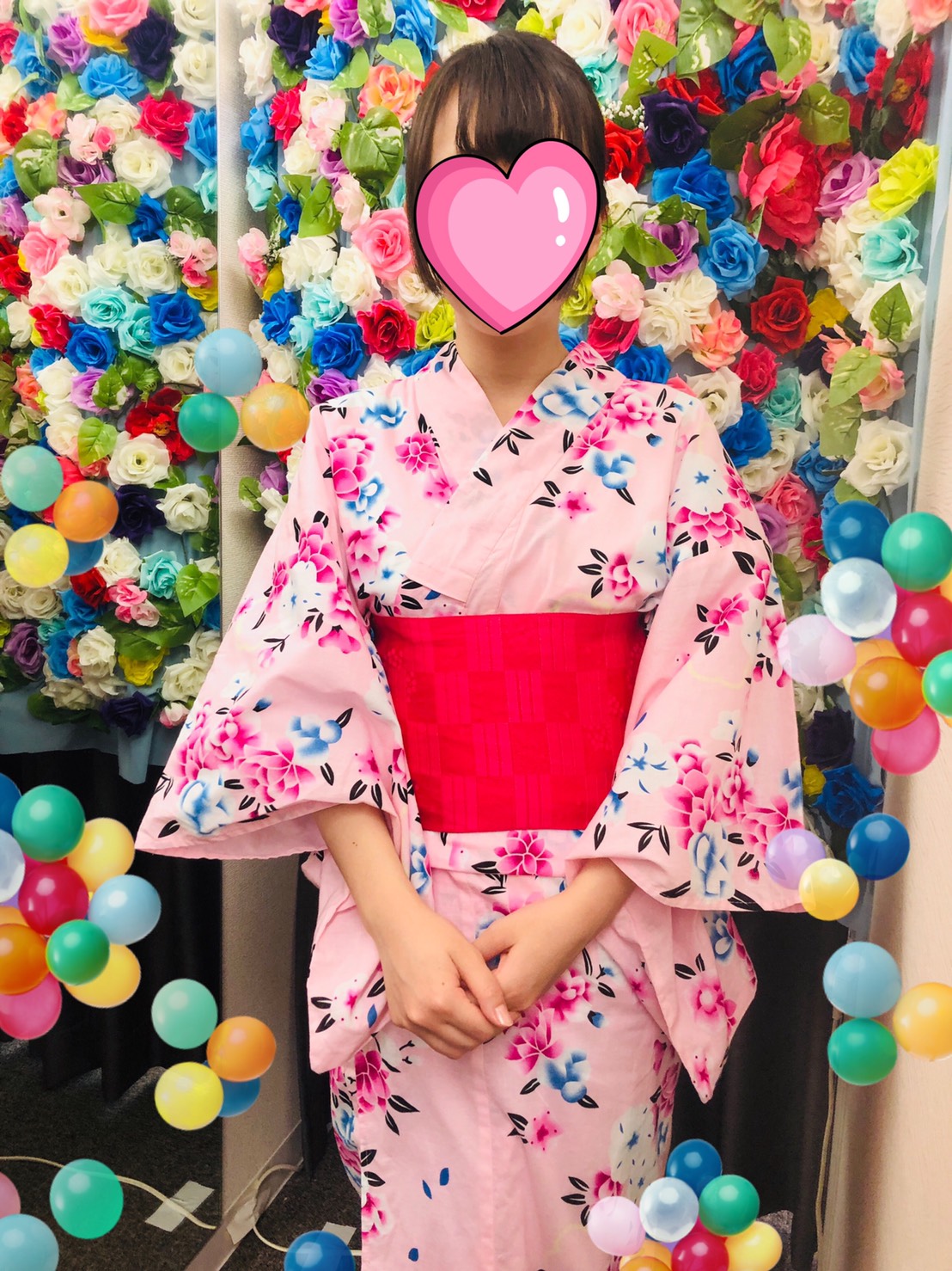 ピンクコーデ♡|浴衣レンタルVASARA渋谷店