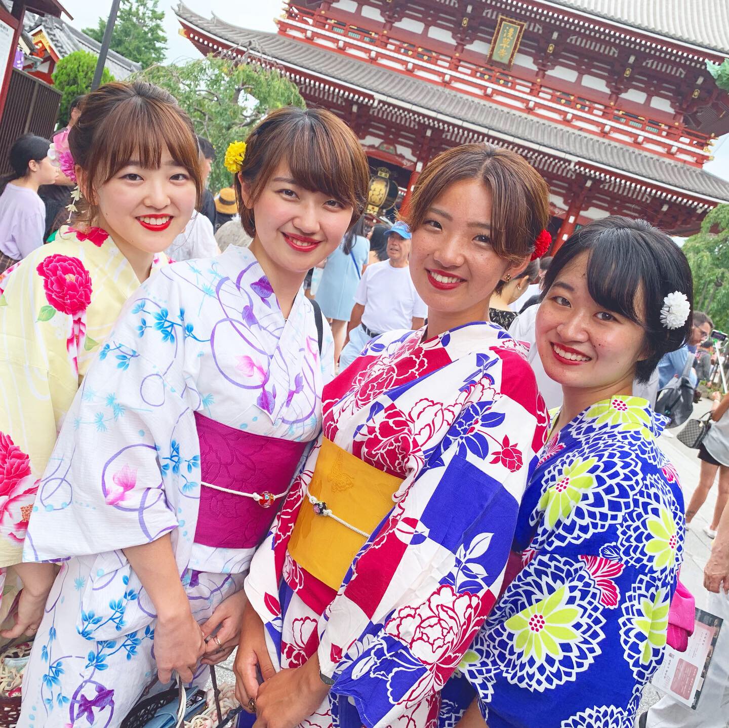 お祭りを浴衣で楽しみましょう(*^▽^*)