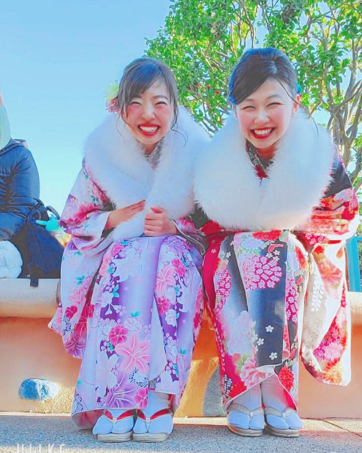 ファーで暖かく(*´∇`*)