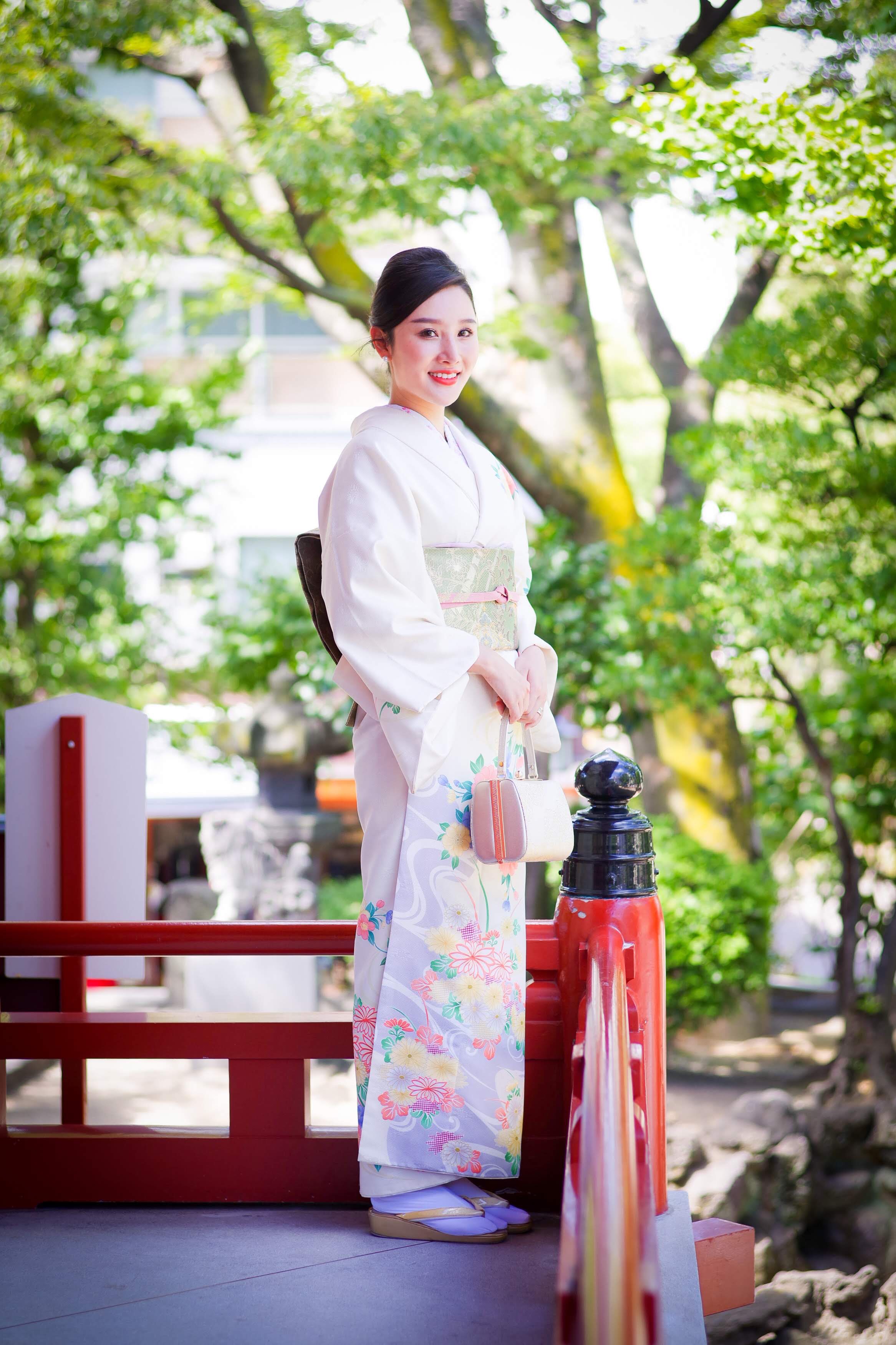訪問着姿が素敵です♡