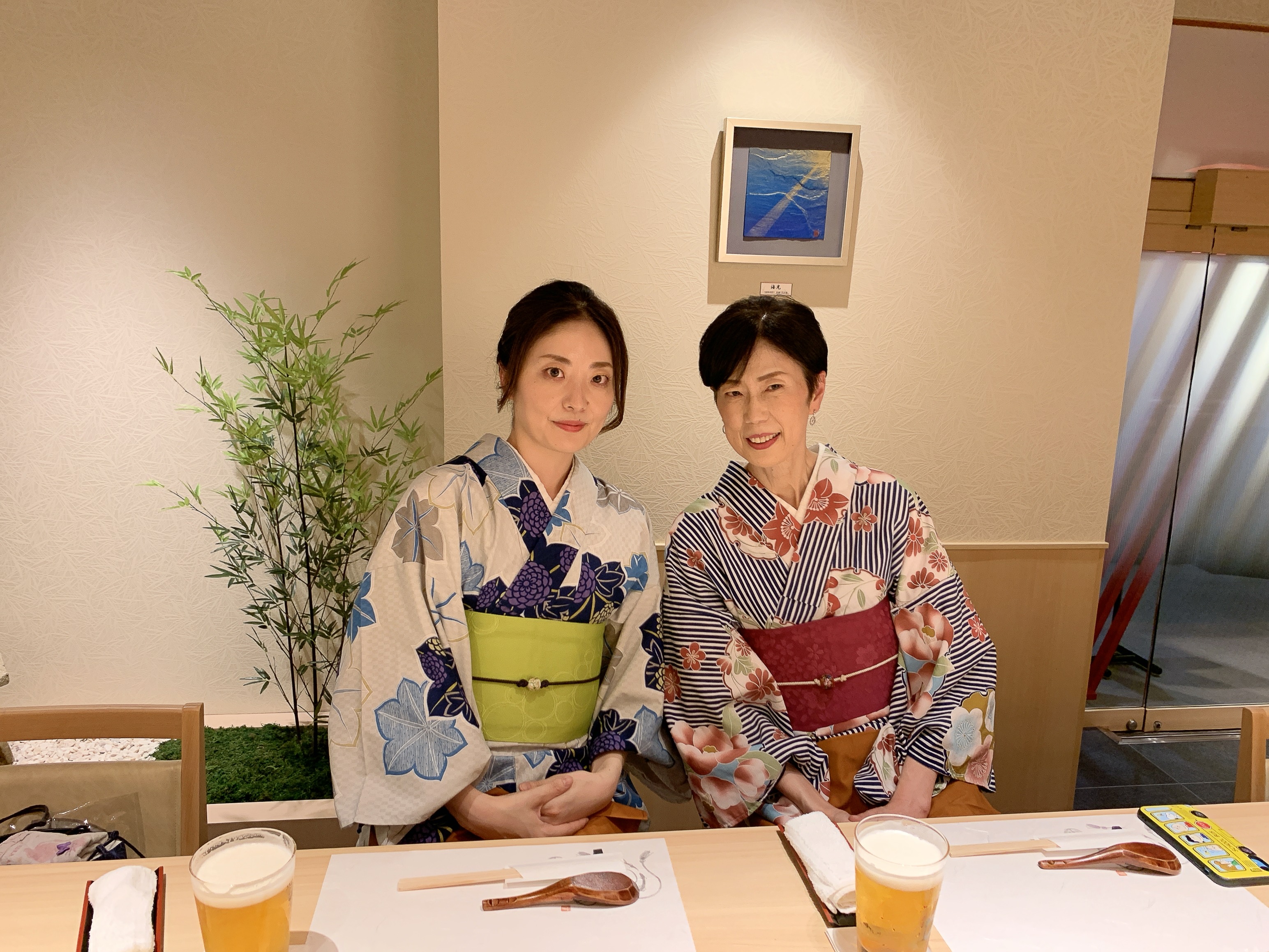 浴衣2スターで、歌舞伎座コーデ(*^^*)