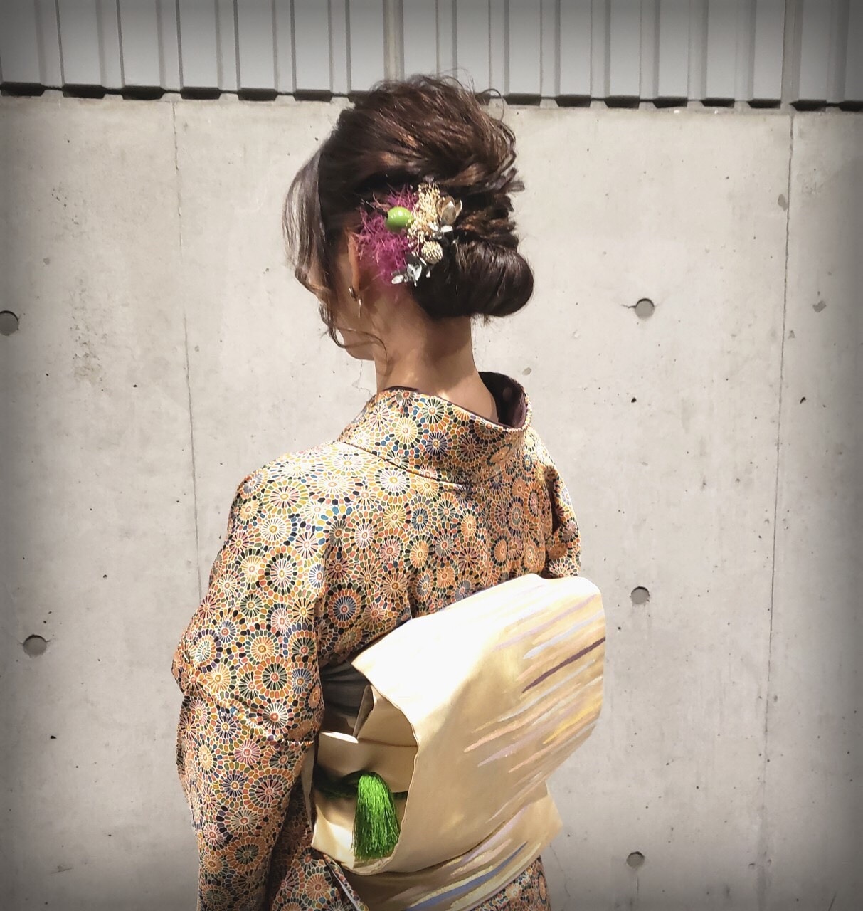 後ろ姿までぬかりなく♪