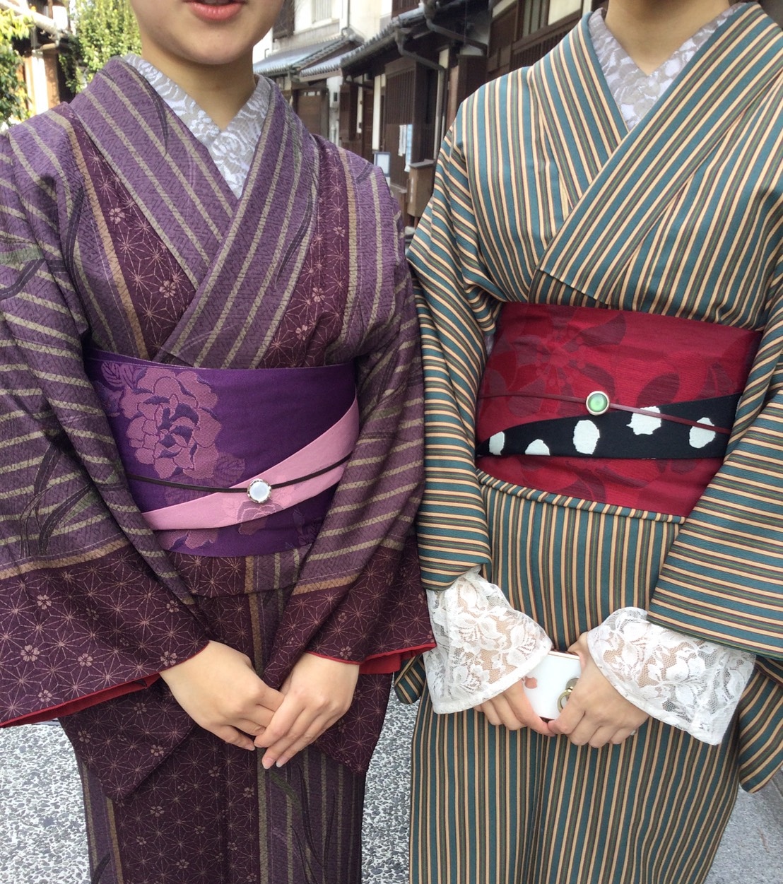 お着物を着て七草を頂く♪