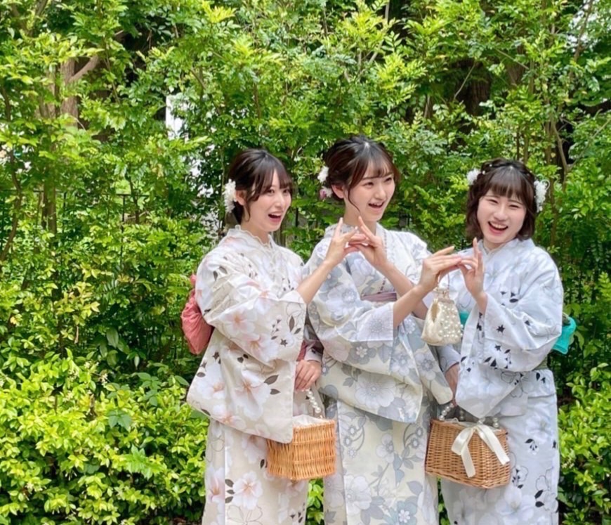 浴衣で夏気分♪