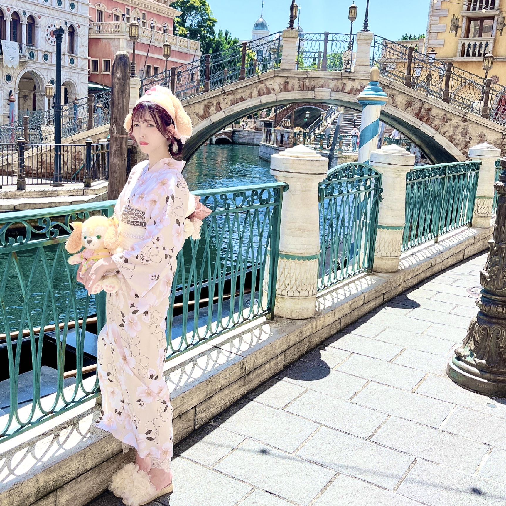 浴衣でテーマパークに✨