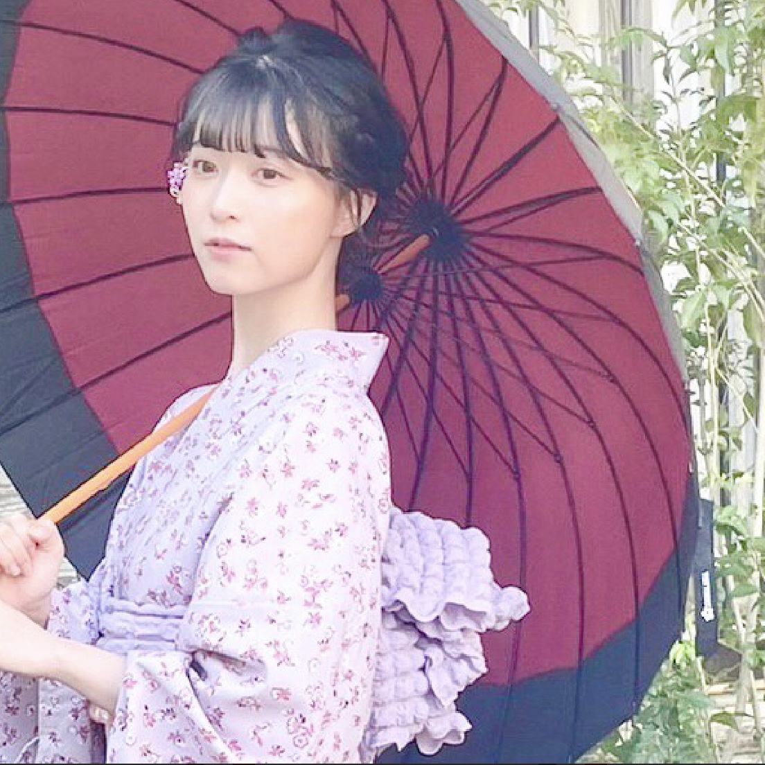 雨の日浴衣レンタルコーデ