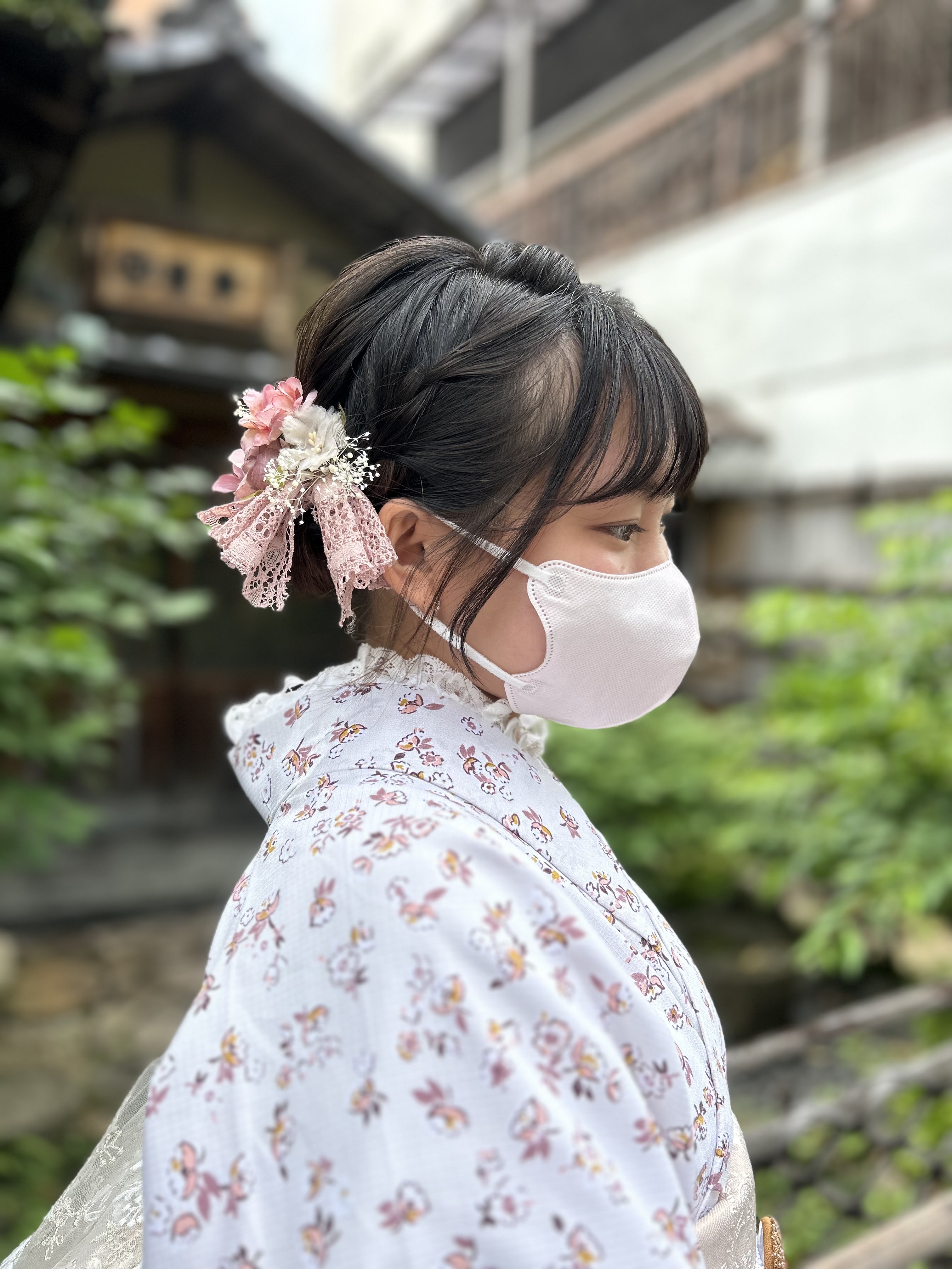 ヘアも浴衣も可愛く♡