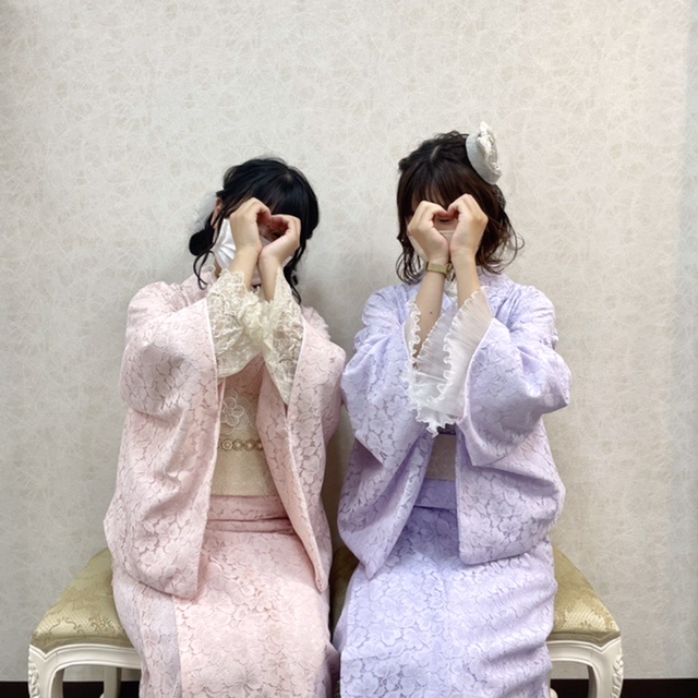 川越着物レンタルVASARA/双子コーデ人気です❤︎❤︎